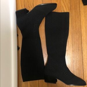 Eileen Fisher gorgeous NWT Nordstrom Black Heeled Boots 8
